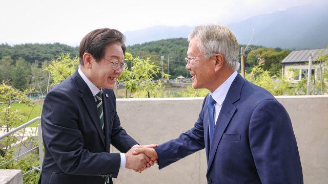 문재인, 이재명에 