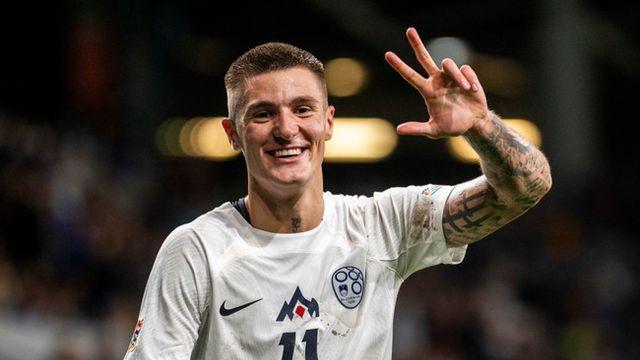 '제2의 홀란드' 화력 미쳤다! 커리어 두 번째 해트트릭 달성...A매치 2G 4골 폭발