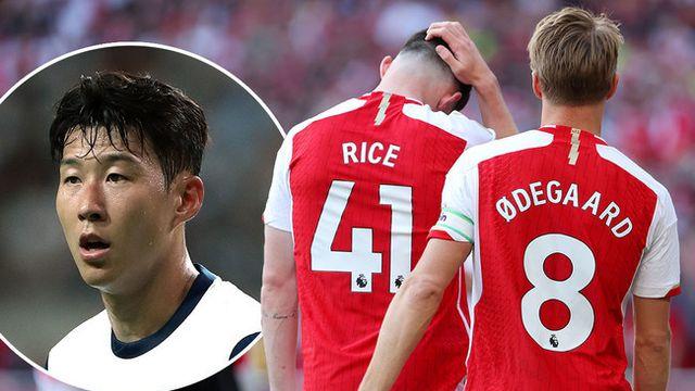 목발 짚은 외데고르→아스널 중원 전멸... '북런던 더비' 앞뒀는데 손흥민 어찌 막나