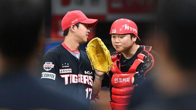 KIA 상승세 힘 보탠 '우투좌타 포수'에게 기회 왔다…'첫 대표팀 승선' 가능할까