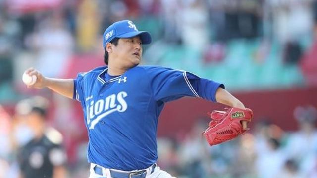 삼성 마운드의 '필승조' 최지광, 팔꿈치 통증으로 강판