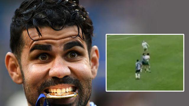 ‘충격’ 한참 어린 후배 목 졸라 퇴장 당한 ‘악동’ 코스타... 아직도 성질 못 죽였다