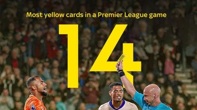 ‘주인공이 되고픈’ 가나전 그 심판, PL 최다 옐로카드 신기록 ‘무려 14개’