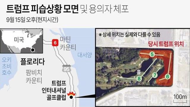 트럼프 피습 및 용의자 체포