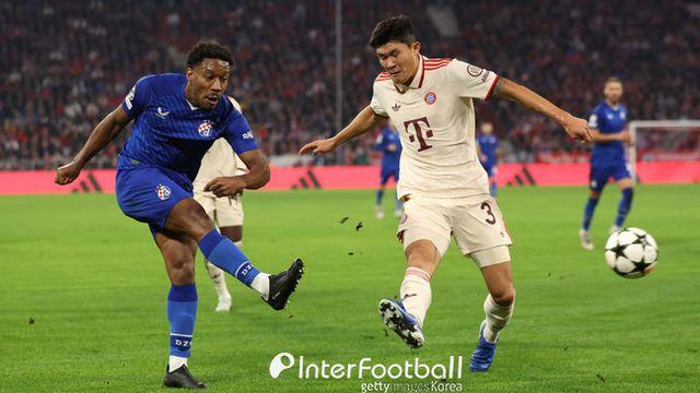 [UCL 리뷰] '선발' 김민재, 다이어와 교체...뮌헨은 '케인 포트트릭'과 함께 자그레브에 9-2 대승
