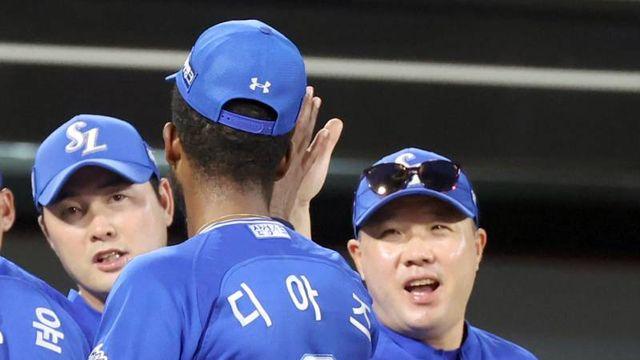 '3연패 탈출' 삼성 박진만 감독, 