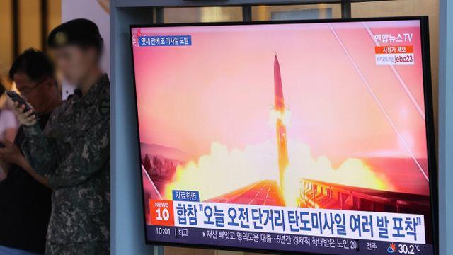 북한, 단거리 탄도미사일 여러 발 발사