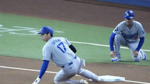 대포 휴식 오타니 도루 하나 더해 49호째 다가오는 '50-50'