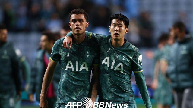 '손흥민 교체출전' 토트넘, 컵대회서 역전승...'황희찬 선발' 울버햄프턴은 탈락