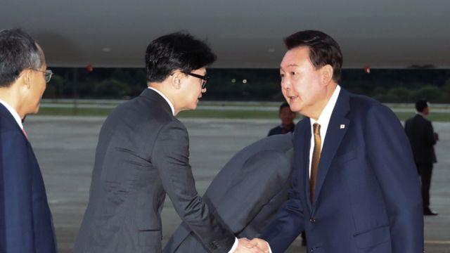 한동훈, 24일 윤 대통령과 만찬 직전 독대 요청… 용산 측 입장은?
