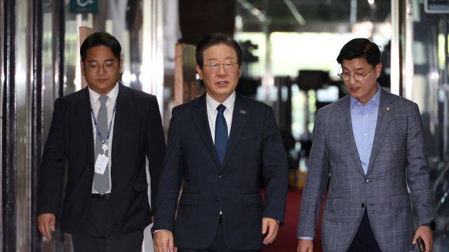 이재명, 의협 만난 뒤 