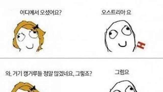 와 오스트리아! 캥거루들 정말 많겠네요, 그렇죠?..