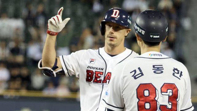 김재환 역전포+제러드 결승타+양석환 쐐기포...SSG 추격 뿌리친 두산, 4위가 보인다 [IS 잠실]