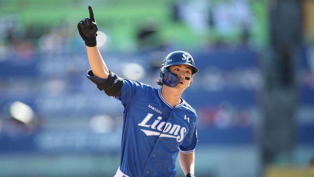 '월간 타율·홈런' 1위 구자욱, 9월 쉘힐릭스플레이어 눈앞