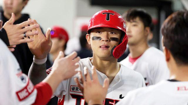 김도영, 40-40 대기록에 홈런 2개 남았다...한 시즌 최다 득점新 달성