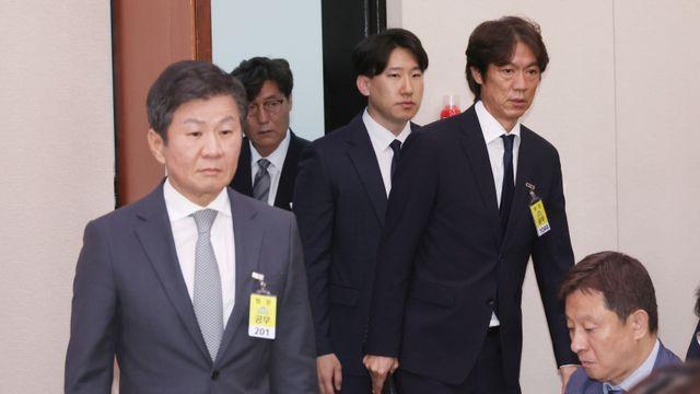 유인촌 장관 “축협 감사 내달 2일 발표” 정몽규 “특정인 선발 위함 아냐”