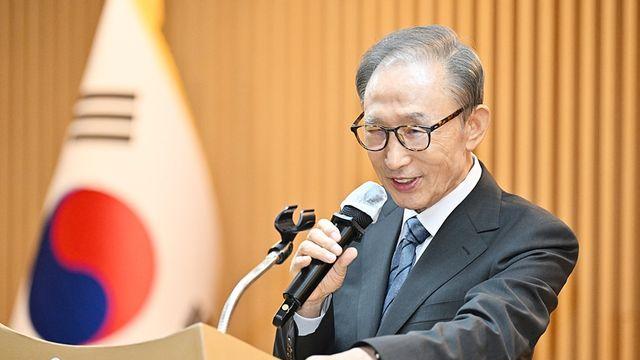 이명박 전 대통령 “나라 위하는 일 무조건 반대해서는 안 된다”