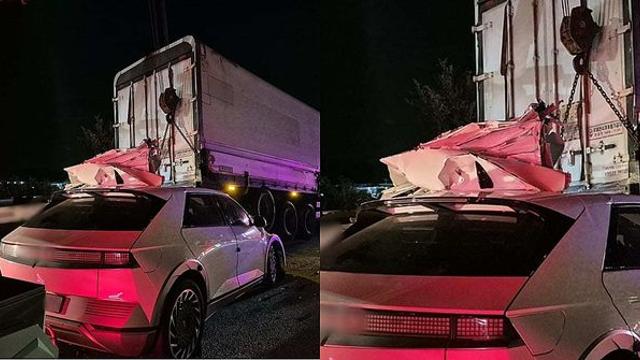 지난밤 25톤 화물차 간 충돌 후 뒤따르던 승용차까지 추돌…2명 사상