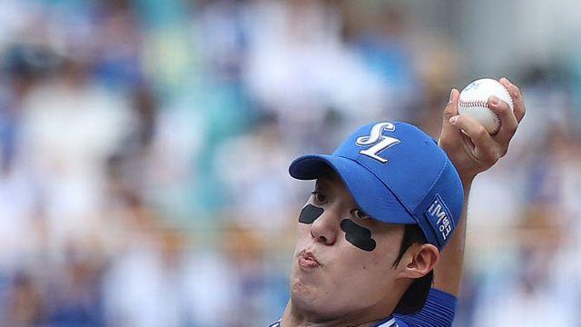 '다승왕 눈앞' 원태인, PO 직행 확정에도 선발 등판 준비 이유