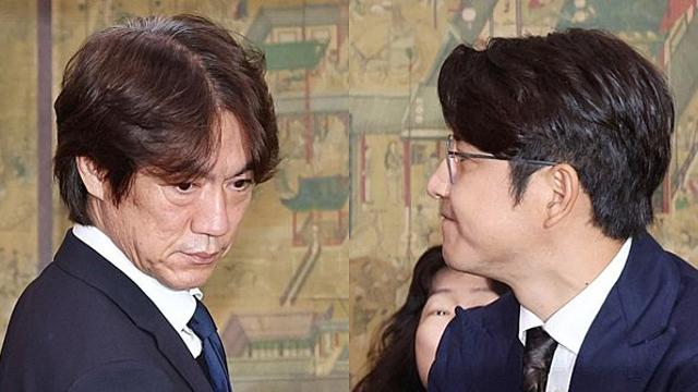 본인 저격했던 박주호가 악수 청하자 홍명보 반응, 카메라에 다 찍혔다