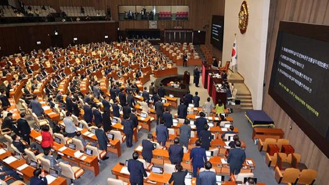 與 추천 한석훈 인권위원 선출안 부결…본회의 일시 '파행'
