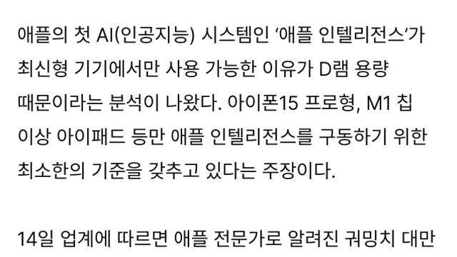 최적화 잘돼서 램 많이 필요없는 아이폰 근황