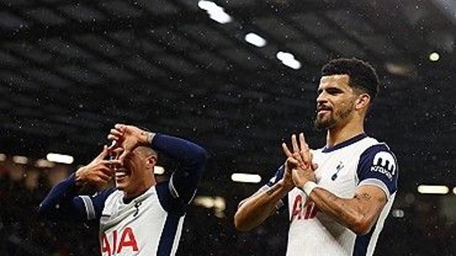 '허벅지 이상' 손흥민 빠진 토트넘, 맨유에 3-0 완승