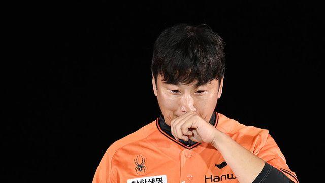 '은성아! 태양아! 현진아!' 이런 은퇴사 있었나…정우람, 동료들에게 전한 눈물의 작별 인사 [대전 현장]