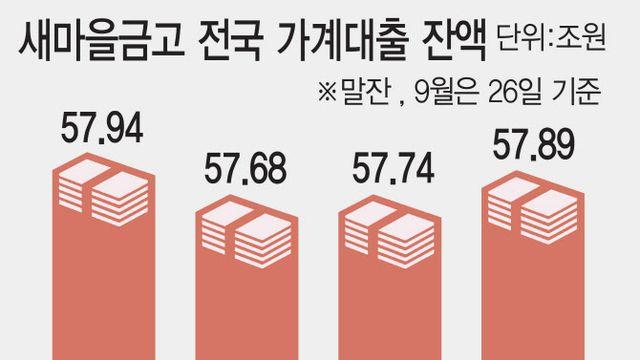 [단독]은행 대출문턱 높이자…새마을금고 주담대 두 달 새 2천억 '쑥'