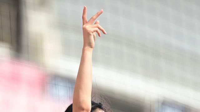 이엄지, 바람 맞으며 리허설