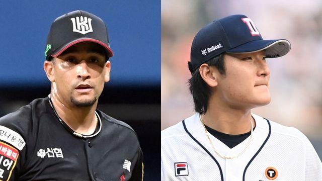 '외인 에이스'와 '다승왕'이 만난다! KT 쿠에바스-두산 곽빈, WC 1차전 선발 맞대결