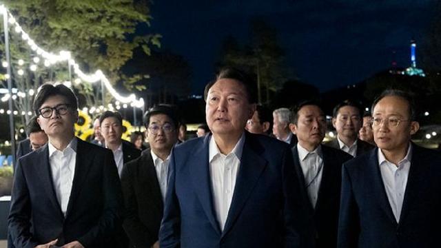 尹, 2일 추경호 등 與 원내지도부와 만찬