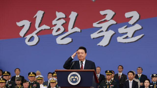 尹 “北 핵무기 사용시 정권 종말의 날…망상 벗어나야”