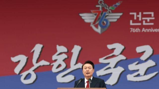 尹 대통령, 건군 76주년 국군의 날 기념식 주재