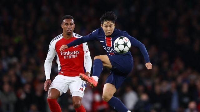 이강인 빛바랜 풀타임 활약...PSG, 아스널에 0-2 패배