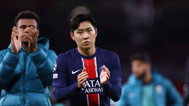 '키 패스 5회+평점 6.7' 이강인 고군분투에도...PSG, 챔스 아스널 원정 0-2 패배