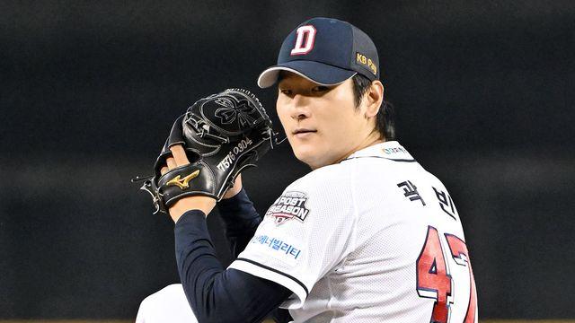'2023 WC 악몽 재현' 올해도 무너진 '에이스' 곽빈, 두산에 위기가 찾아왔다 [WC1]