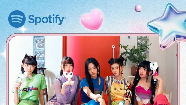 뉴진스 '뉴진스', 스포티파이 3억 스트리밍