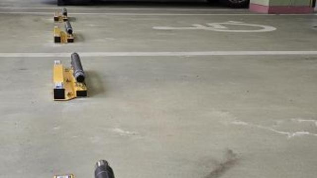 광명도시공사, 장애인주차구역 완충형 카스토퍼 설치