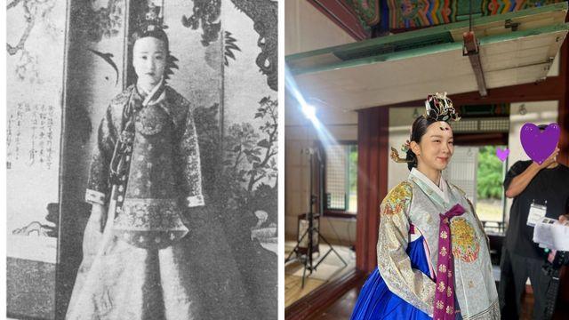 송소희, 덕혜옹주처럼…궁중 한복 자태에 시선 집중