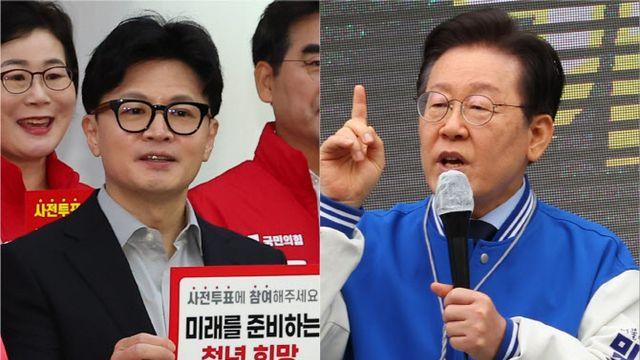 한동훈·이재명, 부산 방문…野 '단일화' 후 첫 현장유세 대결