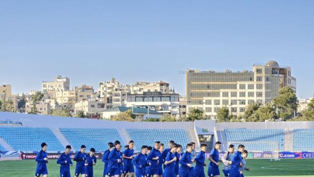 '캡틴' 김민재 훈련 주도...요르단에 '복수' 꿈꾸는 태극전사, 최종 담금질도 끝 [암만 현장]
