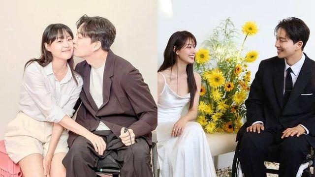 송지은♥박위, 오늘(9일) 결혼…전신마비 극복한 사랑 