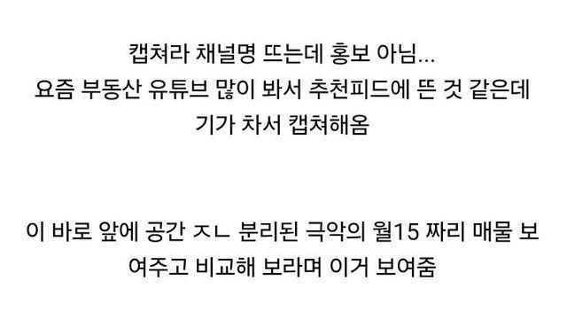 부동산 유튜브에 올라온 레전드 매물