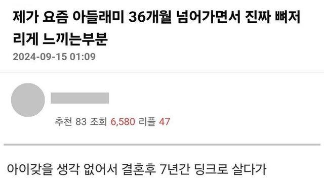 딩크로 7년간 살다가 아이 가진 사람의 변화.jpg