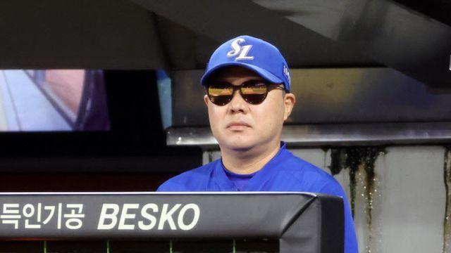 LG와 PO 1차전 앞둔 박진만 삼성 감독 