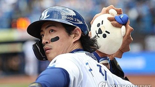 삼성 구자욱, 어지럼증에도 맹활약…PO 1차전 MVP(종합)