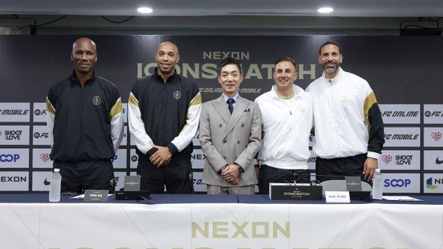 넥슨 '아이콘 매치 2024' 개최... 팀 '스피어' 티에리 앙리 감독 '전설들이 모인 자리, 승부 보다는 즐기도록 하겠다'