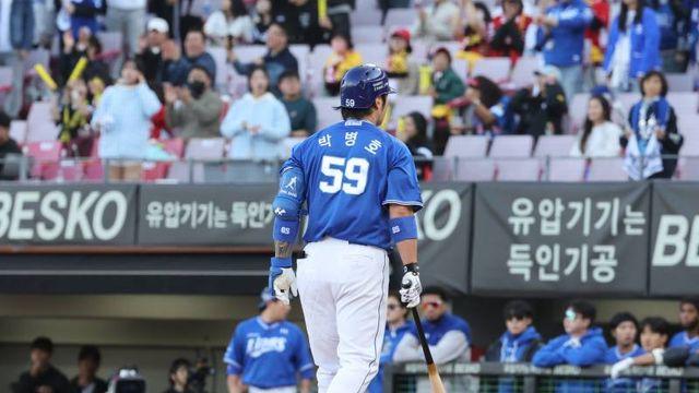 '침묵의 중심타선' 고민 고스란히 드러난 타순, '3번 강민호·5번 김헌곤' 라인업 대폭 변화 [KS3]