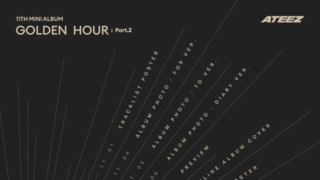 에이티즈(ATEEZ), 11월 15일 미니 11집 ‘골든 아워 : 파트 2’로 컴백!